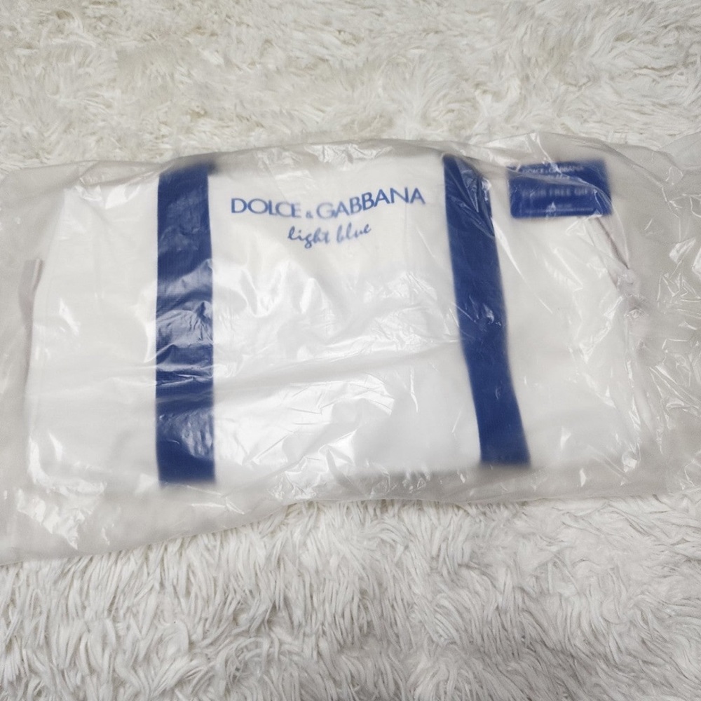 Dolce&Gabbana Blue and White Duffle Bag - Picture 6 of 6
